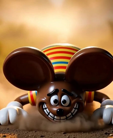 Dormouse applying the brakes